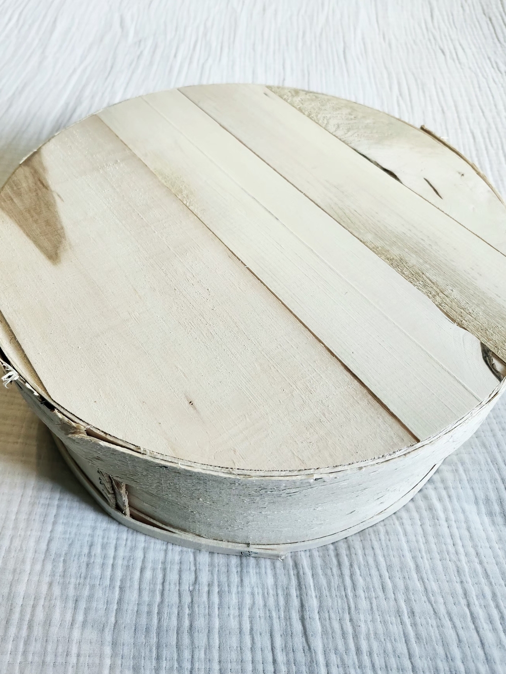 Classic Round Wood Cheese Box